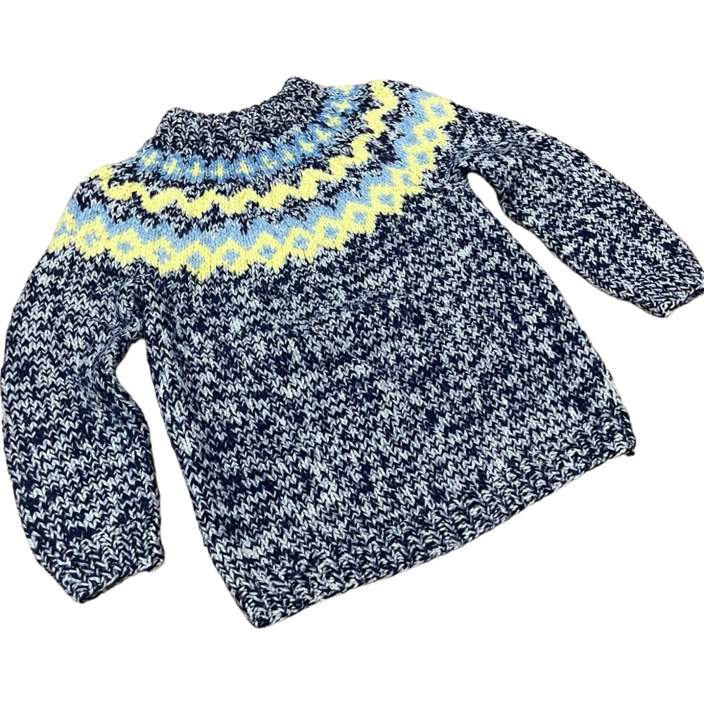 Vintage Handmade Fair Isle Sweater